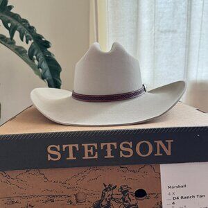 Stetson Marshall 4X Cowboy Hat in Ranch Tan, size 7